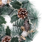 Венок декоративный «Волшебство» d-30 см Леска, шишки и бантики