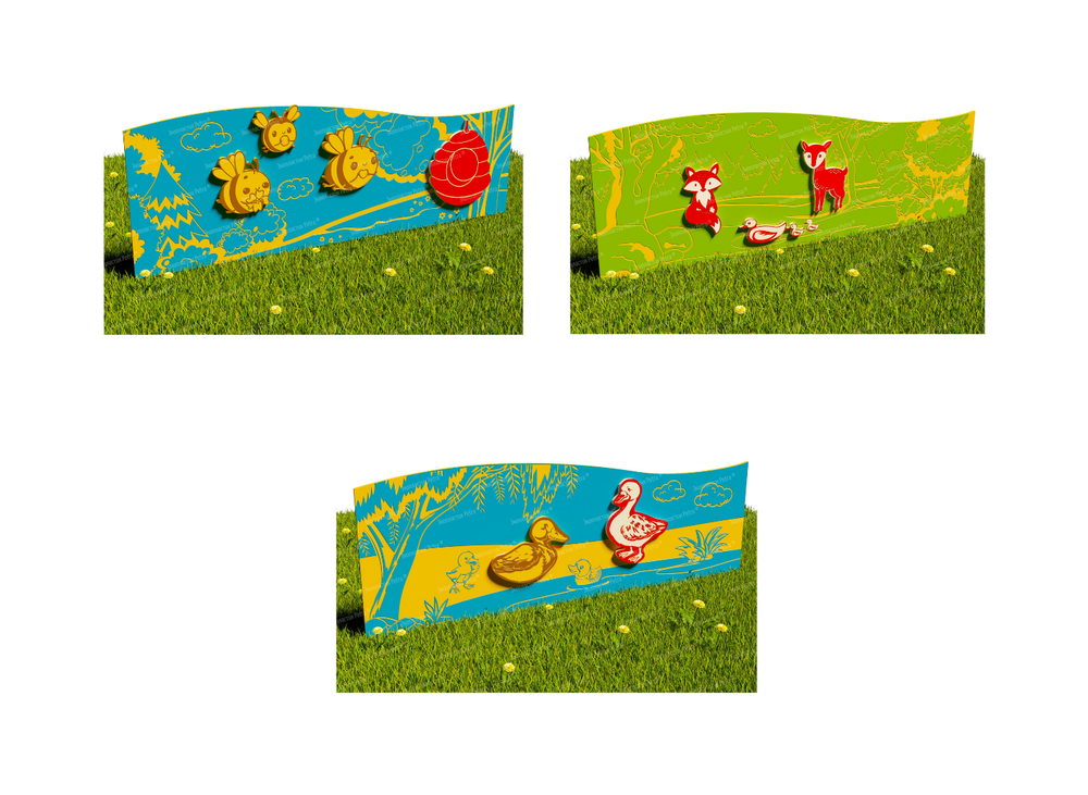 Забор уличный из экопластика 5