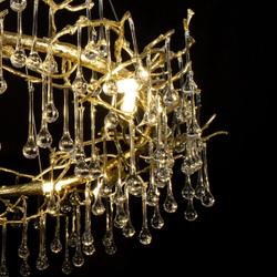 10068/1000 GD  Подвесная люстра LOFT IT Bijout