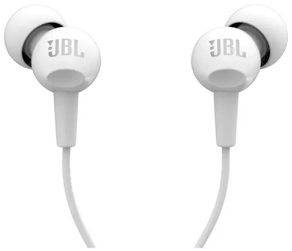 Проводные наушники JBL C100SI - белые