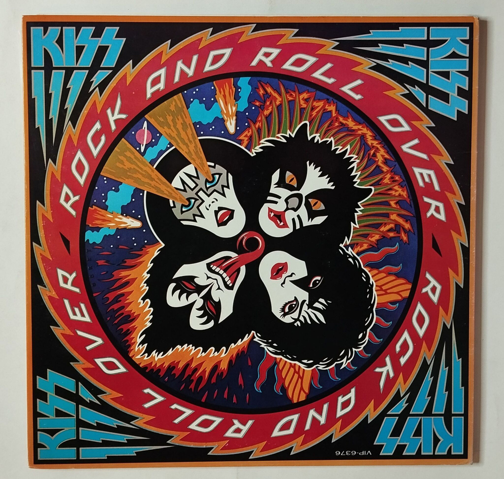 Винтажная виниловая пластинка LP Kiss Rock And Roll Over (Japan 1976) (No Obi)