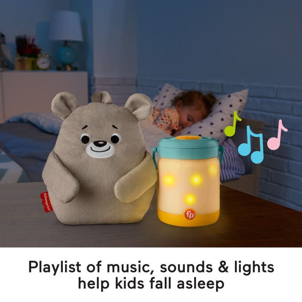 Price  (ИКЕА ФИСХЕР-ПРИСЕ)  -  - Музыкальная мягкая игрушка с проектором Teddy Bear 3в1 GRR00