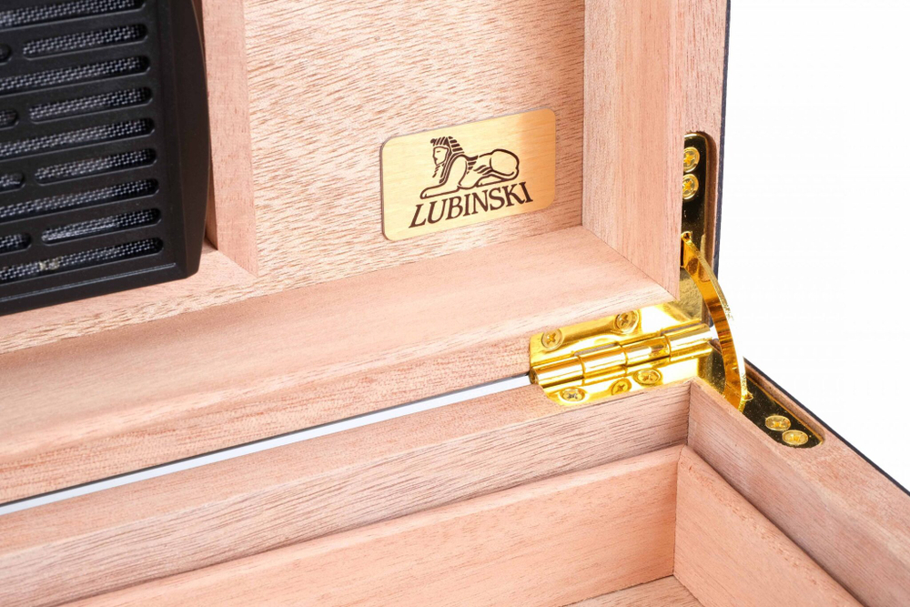 Хьюмидор Lubinski на 100 сигар cо стеклом, Макассар