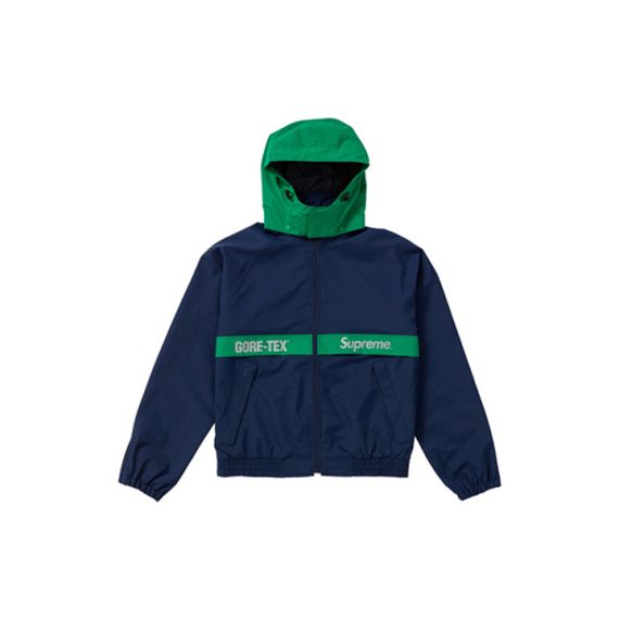 Supreme FW18 x GORE-TEX Court Jacket Navy k 3M