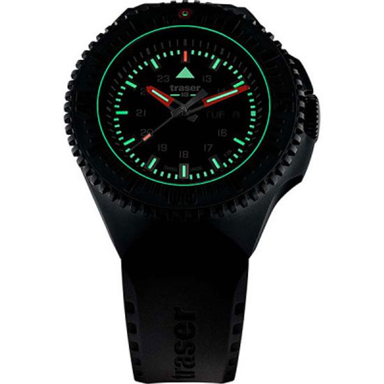 Швейцарские тактические часы Traser P69 Black Stealth Green 109859
