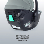 Детская коляска Rant Teo Soft 3 в 1 с автокреслом Aster Zero Olive Cloud
