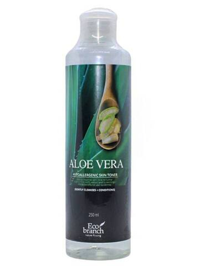 Тоник для лица с экстрактом алоэ Eco Branch Aloe Vera Hypoallergenic Skin Toner, 250 мл