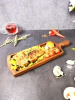 Деревянная менажница для нарезки, подачи из кедра