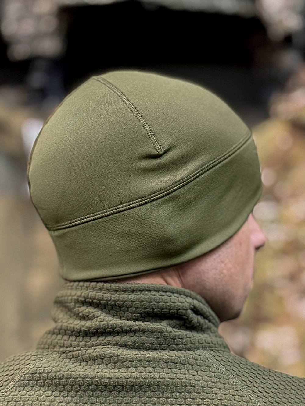 Шапка мужская Gongtex олива