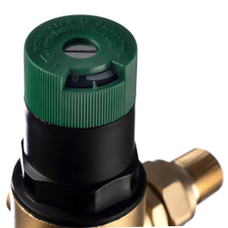 Фильтр самопромывной Гейзер-Бастион 7508155233 1/2 для холодной воды, с регулятором давления, d52,5