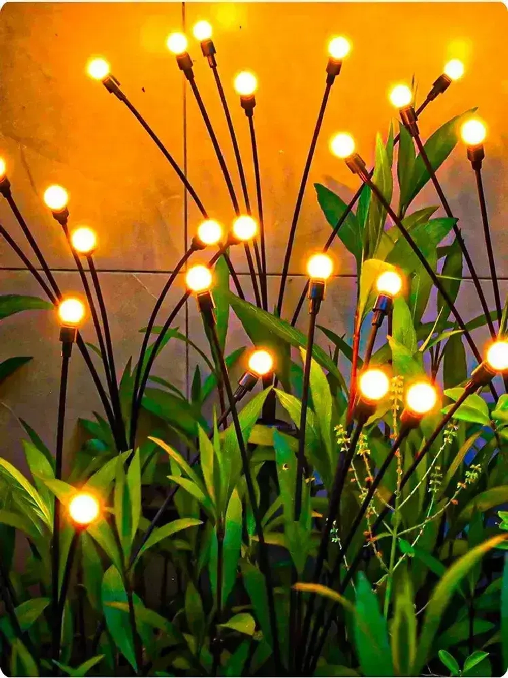 Уличный светильник на солнечной батарее 8 штук