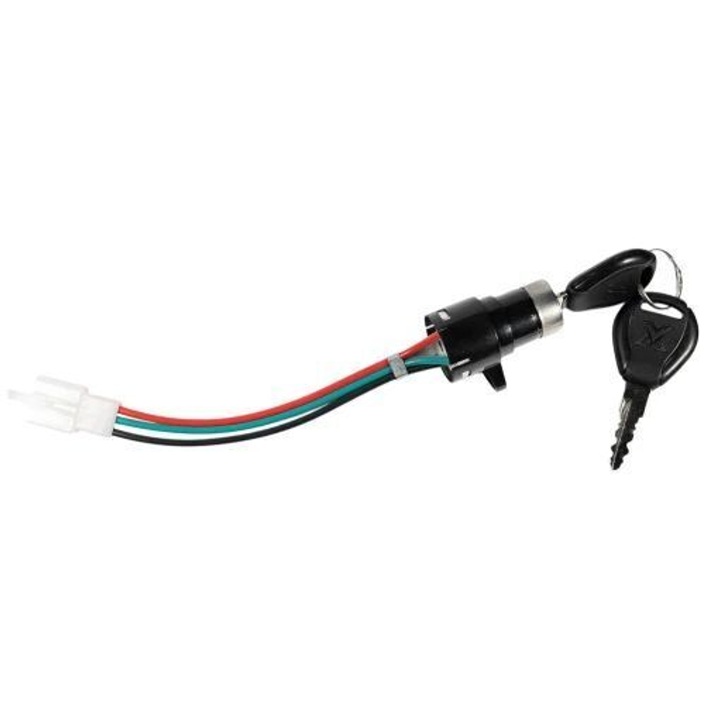 Личинка для замка зажигания вольтметра (2 положения ключа, 3 кабеля)