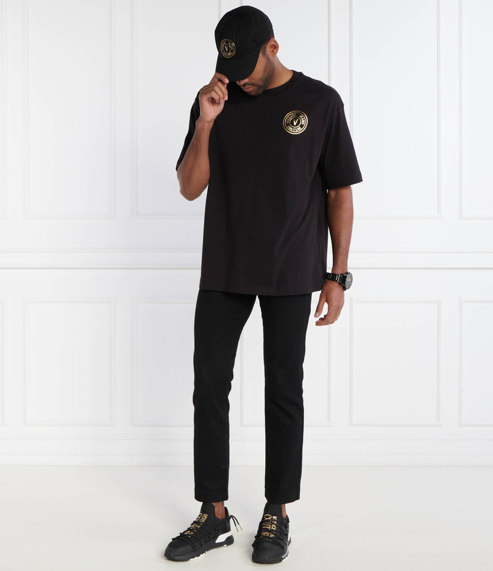 Футболка Versace Jeans Couture - черный(76GAHT03CJ00T)