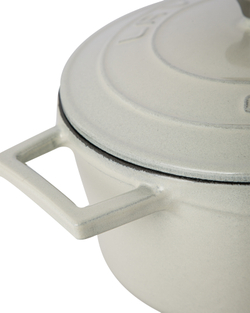 Кастрюля с крышкой LAVA 20см 2.8л кремовая