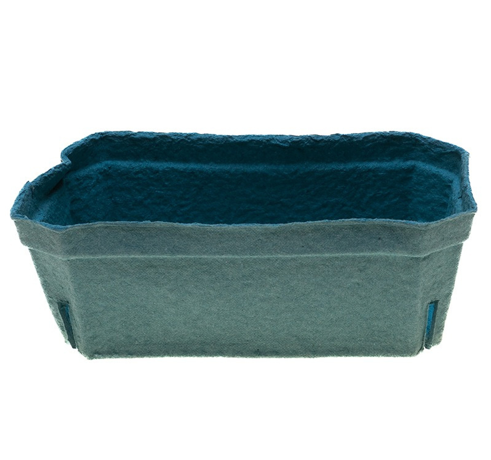 Подложка/БиоУП Лоток Ягодный 500г (Бумажное изделие) 190*110*70 Зелёный 40шт/упак