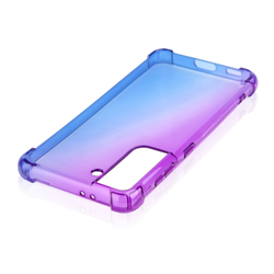 Чехол ROSCO для Samsung Galaxy S21 оптом (арт. SS-S21-HARD-TPU-VIOLET-BLUE)