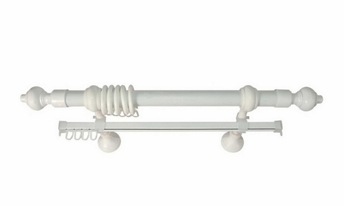 Карниз КАНТРИ + У шина 2,8  м БЕЛЫЙ