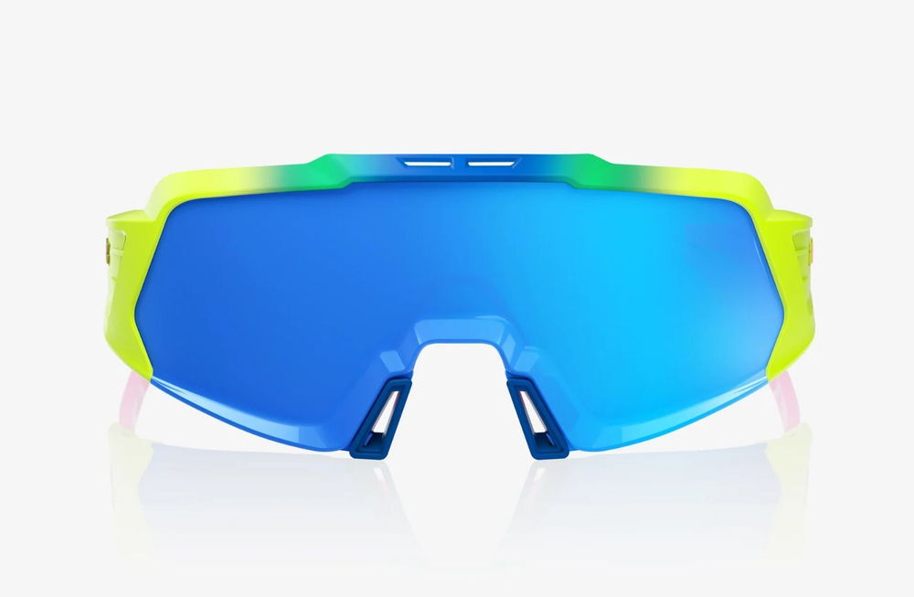 Спортивные очки 100% KORBIN X Satin Neon - Blue Mirror Lens