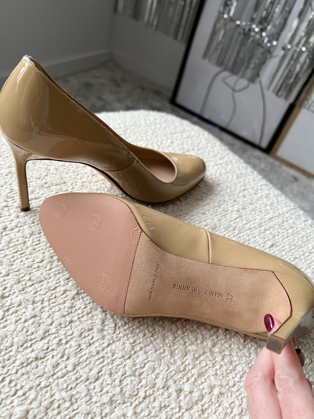 Лаковые туфли Manolo Blahnik, 37