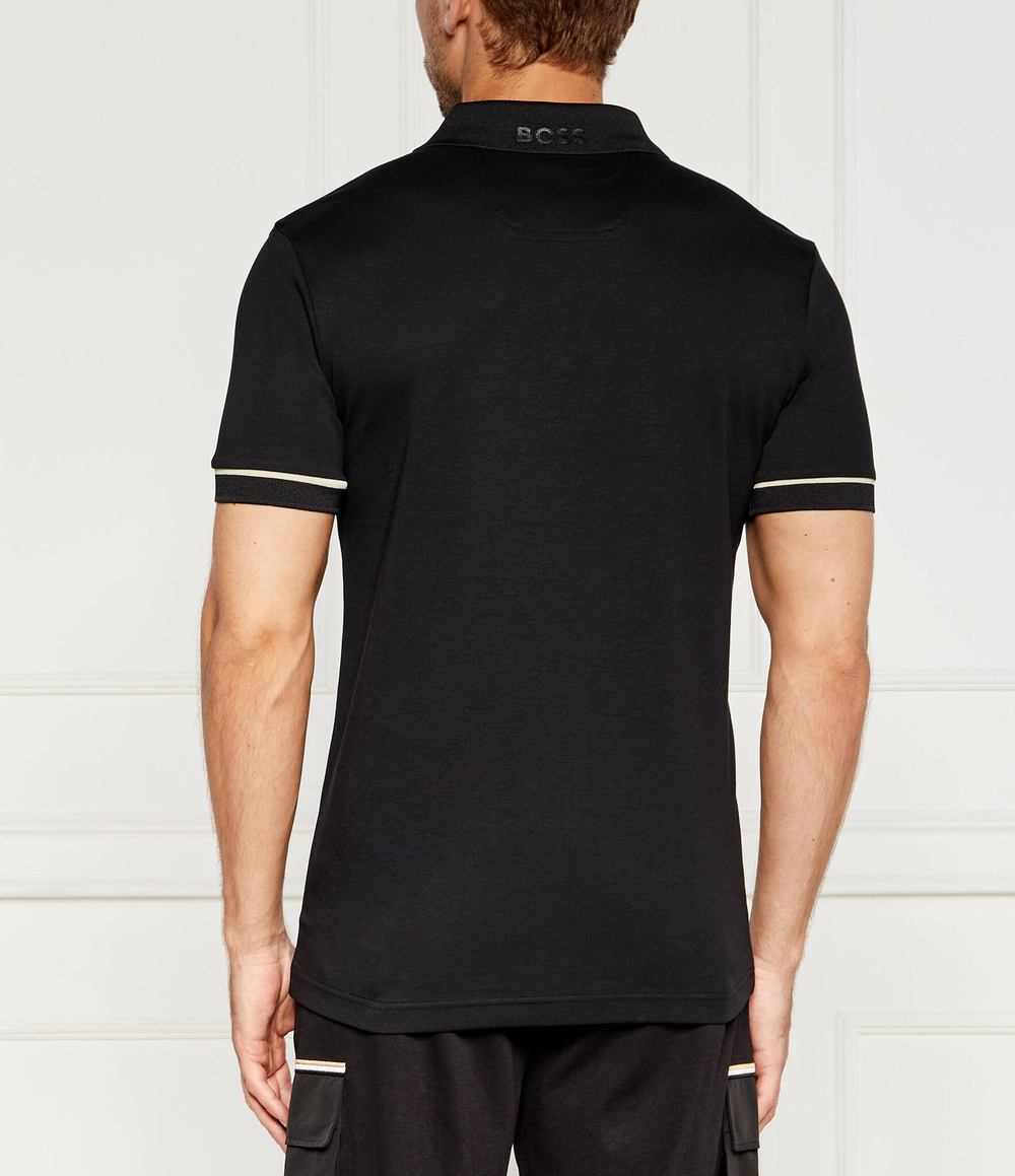 Поло Paule BOSS GREEN - черный(50519720)