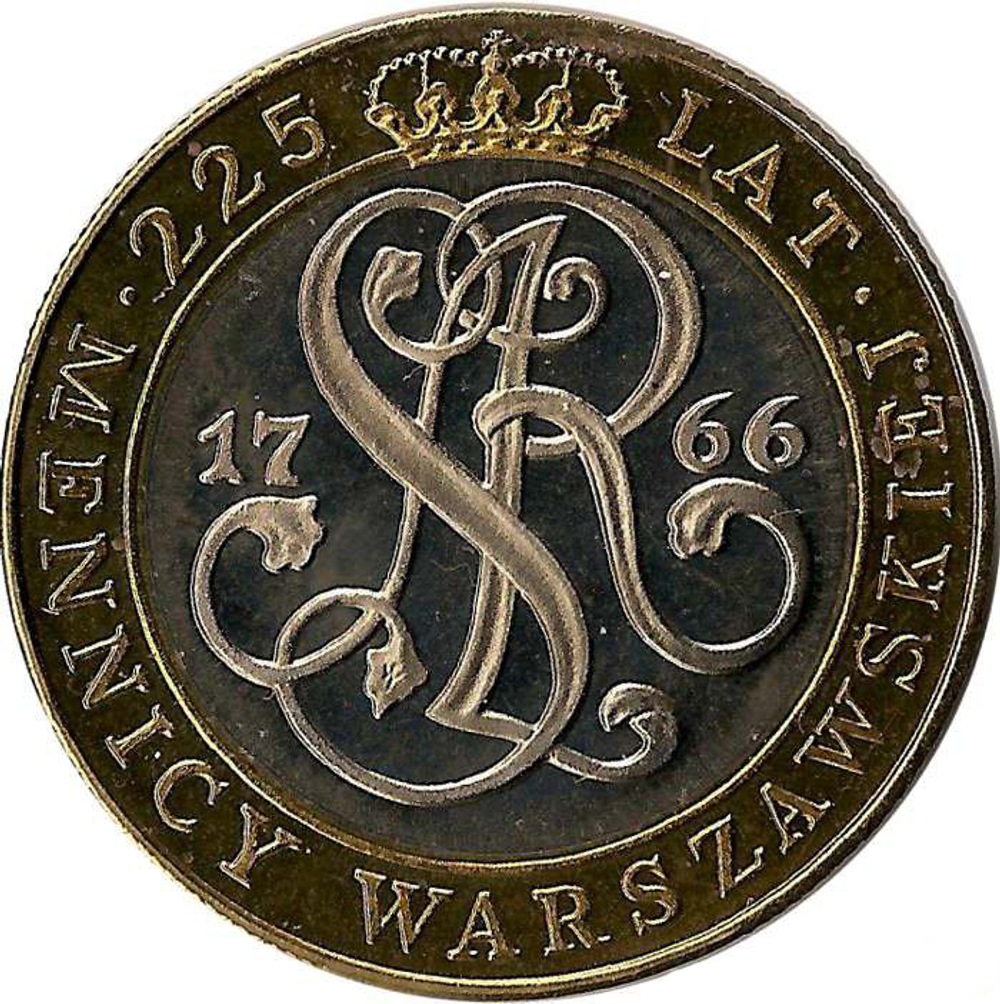 20000 злотых. 225 лет Монетному двору. 1991 год. Польша. UNC