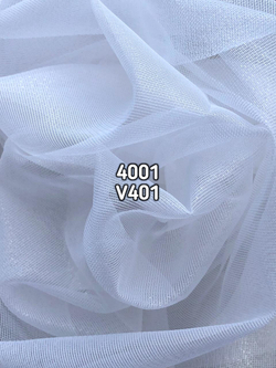 Тюль однотонный сетка Перу (4001)