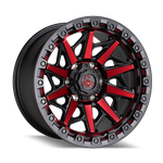 Диск колёсный  A710N R17 8,5 ET0 Matte Black w/ Red Face Agility Force