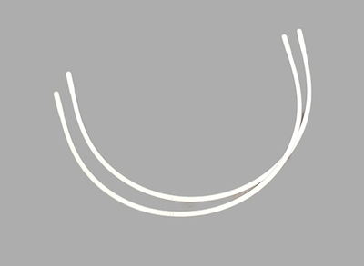 Косточки (каркасы) для бюстгалтера тип 11 р-р 29,1 см металл белый ARTA-F