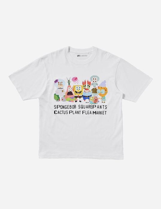Uniqlo Sponge Bob CPFM White Tee