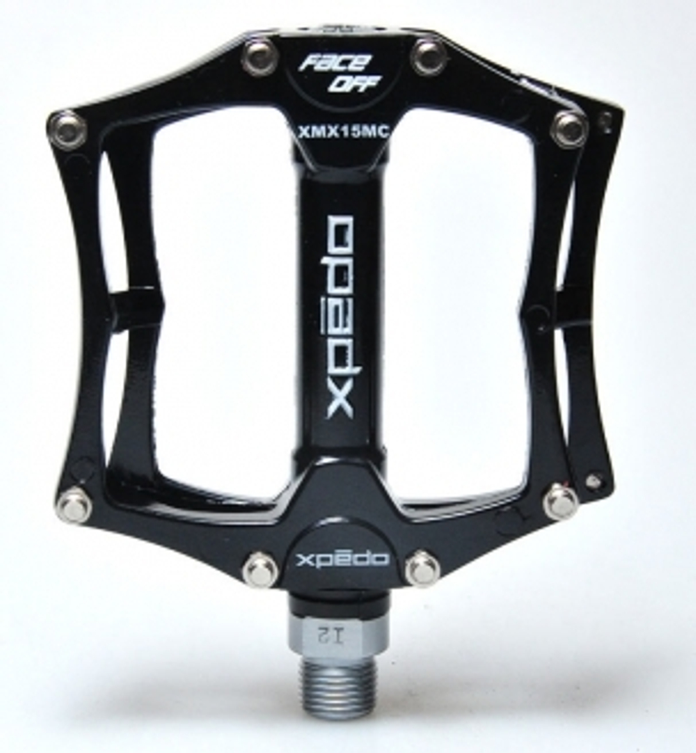 Педали XPEDO XMX-15MC низкопрофильные, магниевые, ось cr-mo,16 сменных шипов, промподшипники, цвет