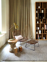 Шерстяной стираемый ковер Lorena Canals Black Chia L (170 x 240 см)