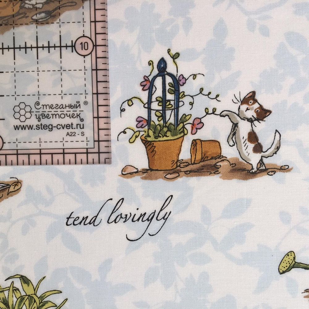 Ткань для пэчворка, хлопок 100% (арт. X0827)