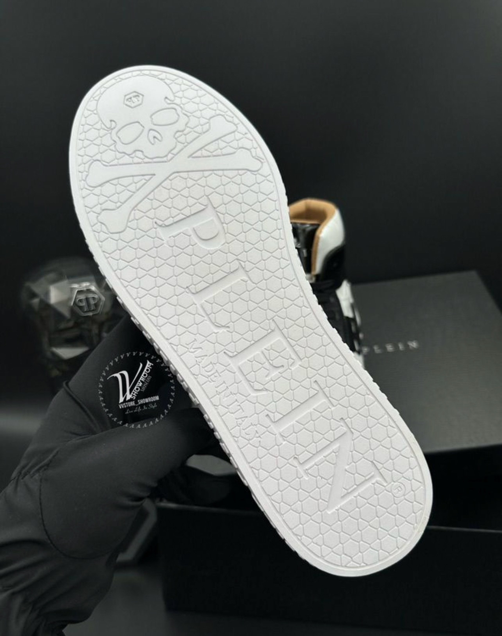 Кроссовки Hi-Top Philipp Plein Notorious Skull