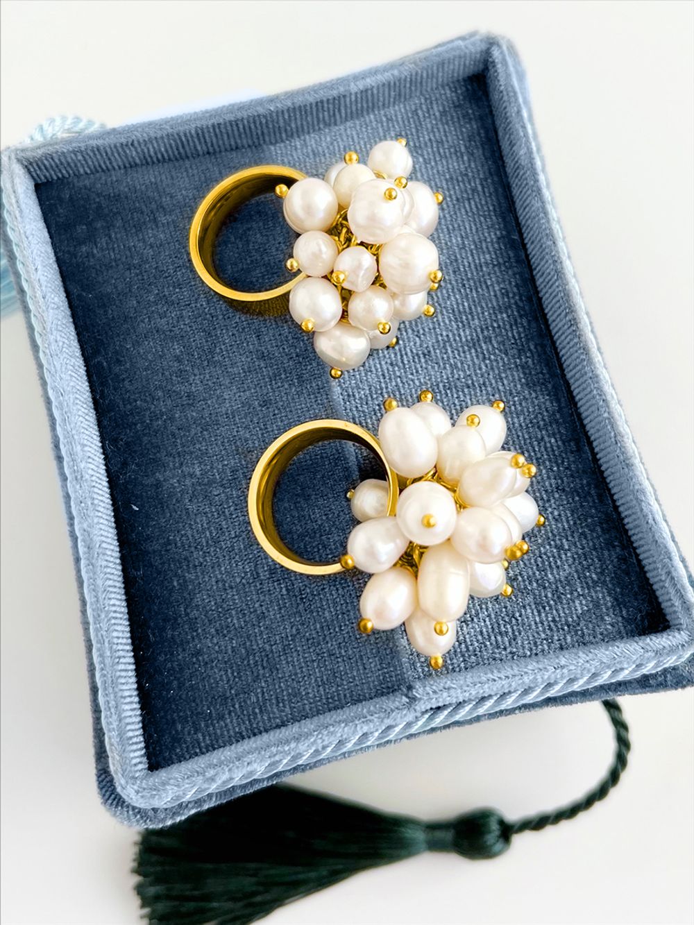 Кольцо Bubble pearl