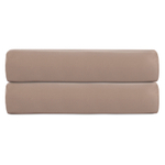 Простыня из сатина светло-коричневого цвета из коллекции essential, 180х270 см