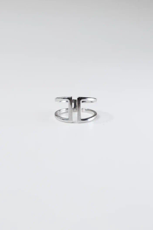 Фаланговое кольцо "Двойное" (незамкнутое)