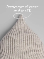 Чепчик детский вязаный на завязках