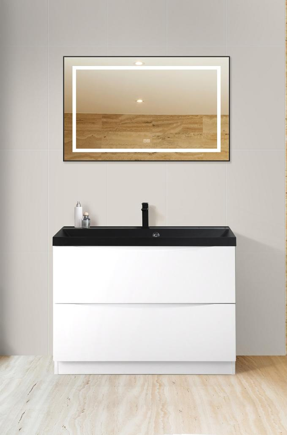 Тумба напольная под раковину BelBagno MARINO-900-2C-PIA-BL-P