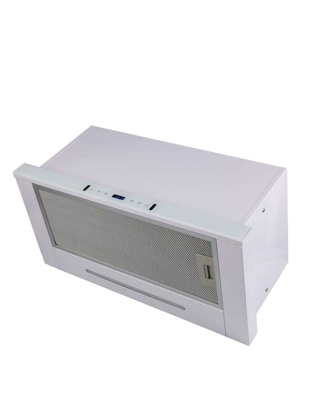Кухонная вытяжка MACBI B-MTA-G60GW WHITE 1200м3/ч Белая, Жесты+Wi-Fi, авто выдвижная