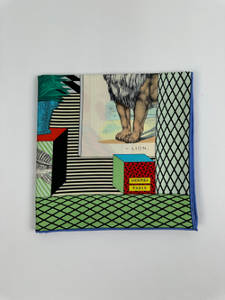 Платок Hermes Grand Theater Nouveau Silk Scarf 90