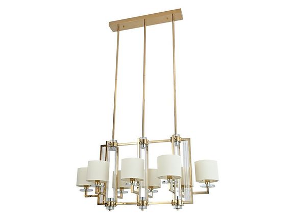 Подвесная люстра Newport Amalia 35408/S gold без абажуров М0069061