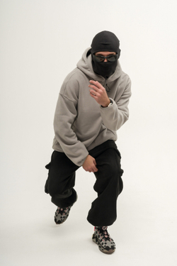 Худи KUL'TURA "HALF ZIP FLEECE" Серый