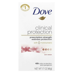 Dove, Clinical Protection, дезодорант-антиперспирант, «Обновление кожи», 48 г (1,7 унции)