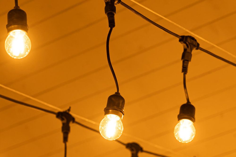 Ретро гирлянда уличная