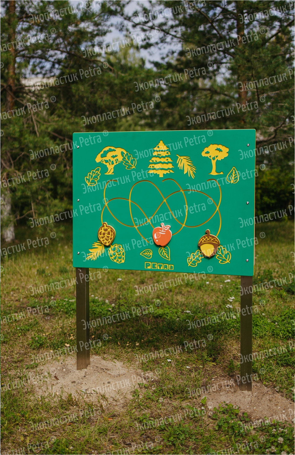 Уличный игровой развивающий модуль Плоды деревьев