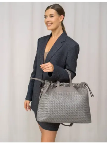 Сумка шоппер через плечо большая