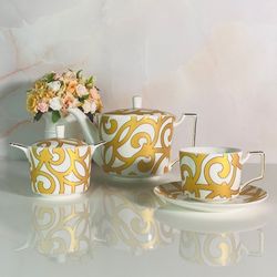 Lenardi 205-658 Чайный сервиз 14пр. 230 мл в под.уп.(х3)Фарфор