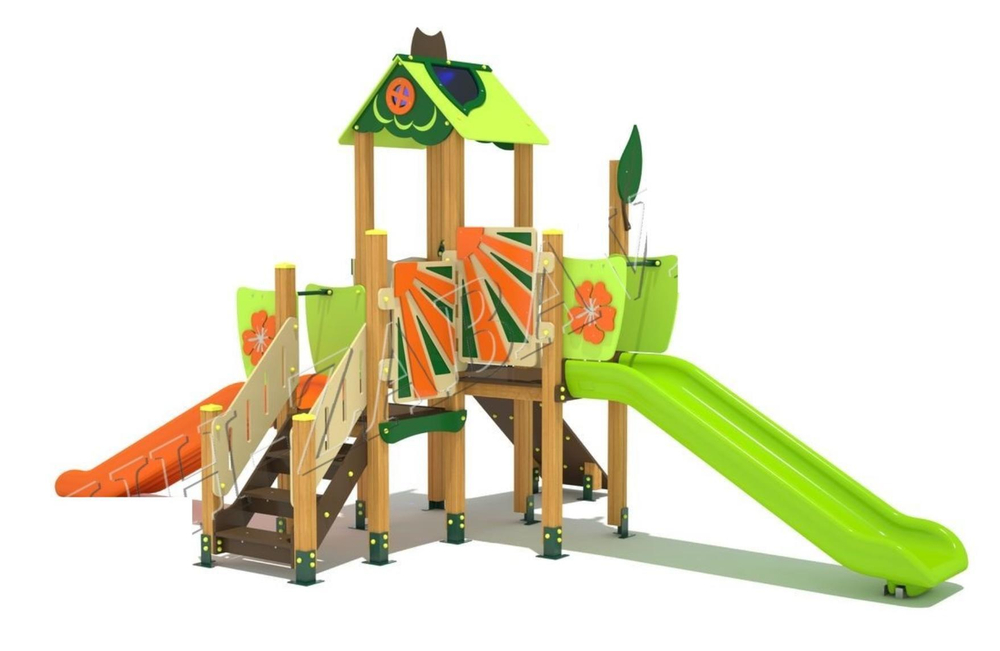 Игровой комплекс ДГС-04 Эколес от 3 лет для детской площадки