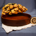 Деревянный круглый сервировочный поднос Art of Siberia для подачи 270 мм. WS1