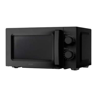 Микроволновая печь Econ, ECO-2040M, 20 л, 700 Вт, механ, 6уров.мощ, черная